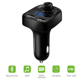 Incarcator Auto Cu Mp3 Player, Bluetooth 5.0, 5V, 2 X Usb, Type C - vivimall.ro