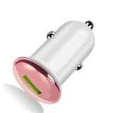 Incarcator Auto, Vivimall, Incarcare Rapida QC3.0, USB, din ABS, Roz - vivimall.ro