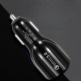 Incarcator Auto, Vivimall, Pentru Bricheta, Incarcare Rapida, Interfata USB, 12V-24V, Negru - vivimall.ro