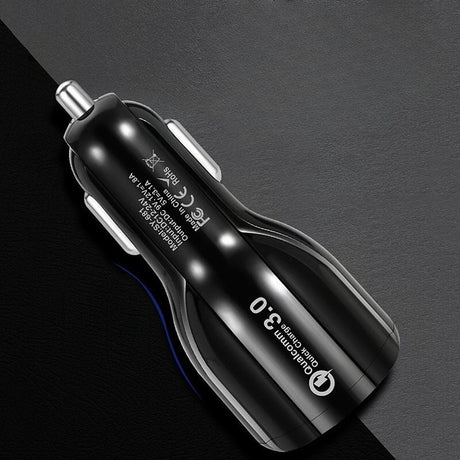 Incarcator Auto, Vivimall, Pentru Bricheta, Incarcare Rapida, Interfata USB, 12V-24V, Negru - vivimall.ro