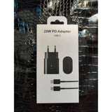 Incarcator Universal 25 W USB-C + Cablu Type-C, Vivimall, Negru - vivimall.ro