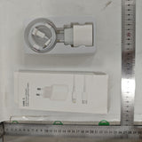 Set încărcător iPhone Fast Charge PD 20W și cablu 27W 1m alb, vedere de ansamblu
