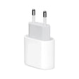 Încărcător iPhone Fast Charge PD 20W alb cu cablu 27W inclus, vedere frontală, model Vivimall