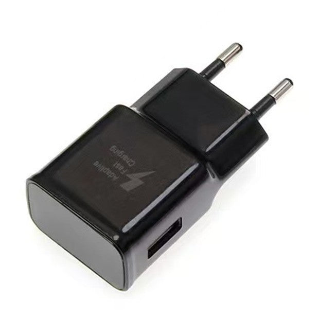 Incarcator Retea pentru Samsung S6/S8, Vivimall, Incarcator USB-A Universal de 2.4A pentru Telefoan Samsung, Power Delivery 15W, Negru lucios - vivimall.ro