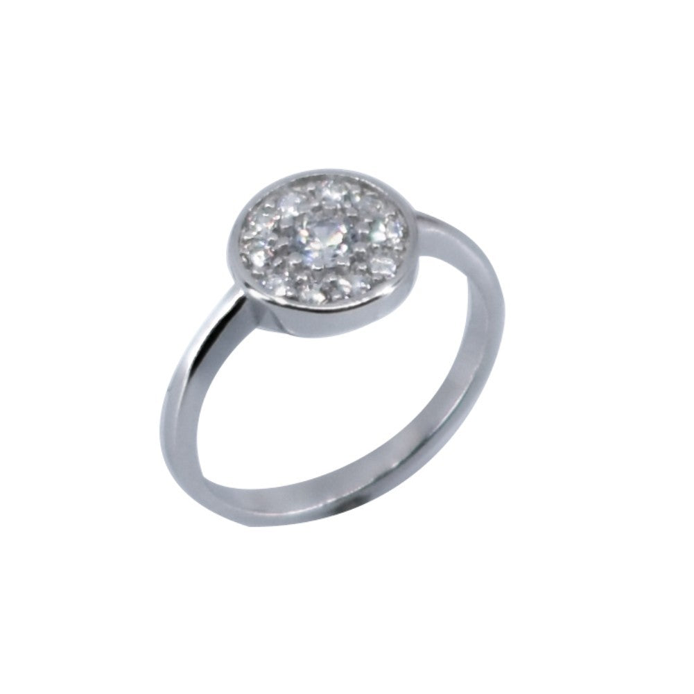 Inel Argint 925 Banut cu Zirconii, Marime 49 (5) - vivimall.ro