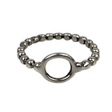 Inel Argint 925 Bobite Cu Cerc, M 53