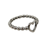 Inel Argint 925, Bobite Si Inima M55 - vivimall.ro