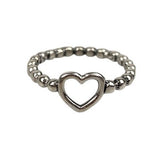 Inel Argint 925, Bobite Si Inima M55 - vivimall.ro