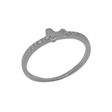 Inel Argint 925 Catel Cu Zirconii, Marime 52