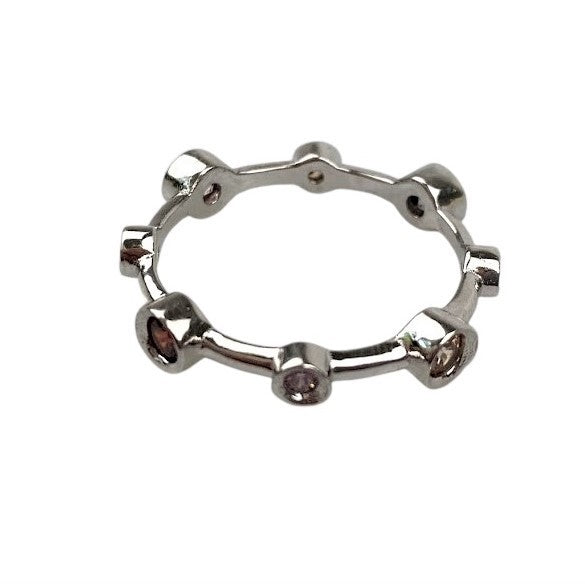 Inel Argint 925, Circular cu Pietre Colorate M51 - vivimall.ro