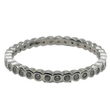 Inel Argint 925 Circular Cu Pietre Incrustate M 49