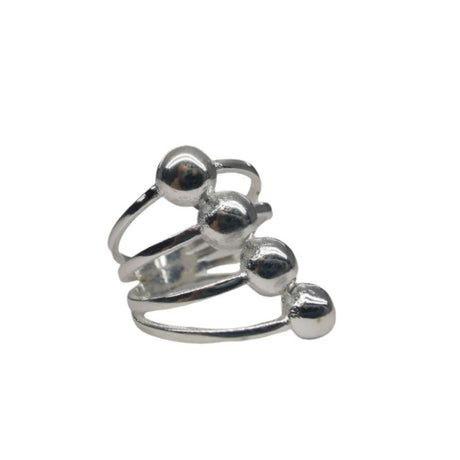Inel, Jolie Silver, Argint 925 Cu Bile In Diagonala M 55 - vivimall.ro