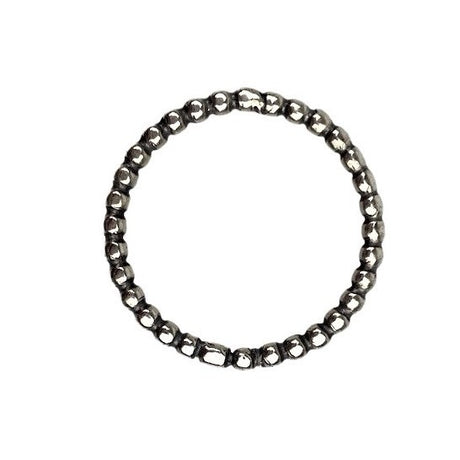 Inel Argint 925 Cu Bobite Simplu, M 52 - vivimall.ro