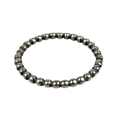 Inel Argint 925 cu Bobite Simplu, M 52 - vivimall.ro