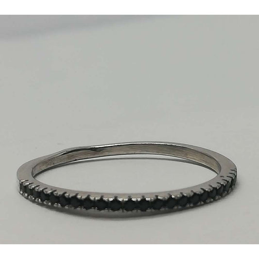 Inel Argint 925 cu Minizirconii Negre - vivimall.ro