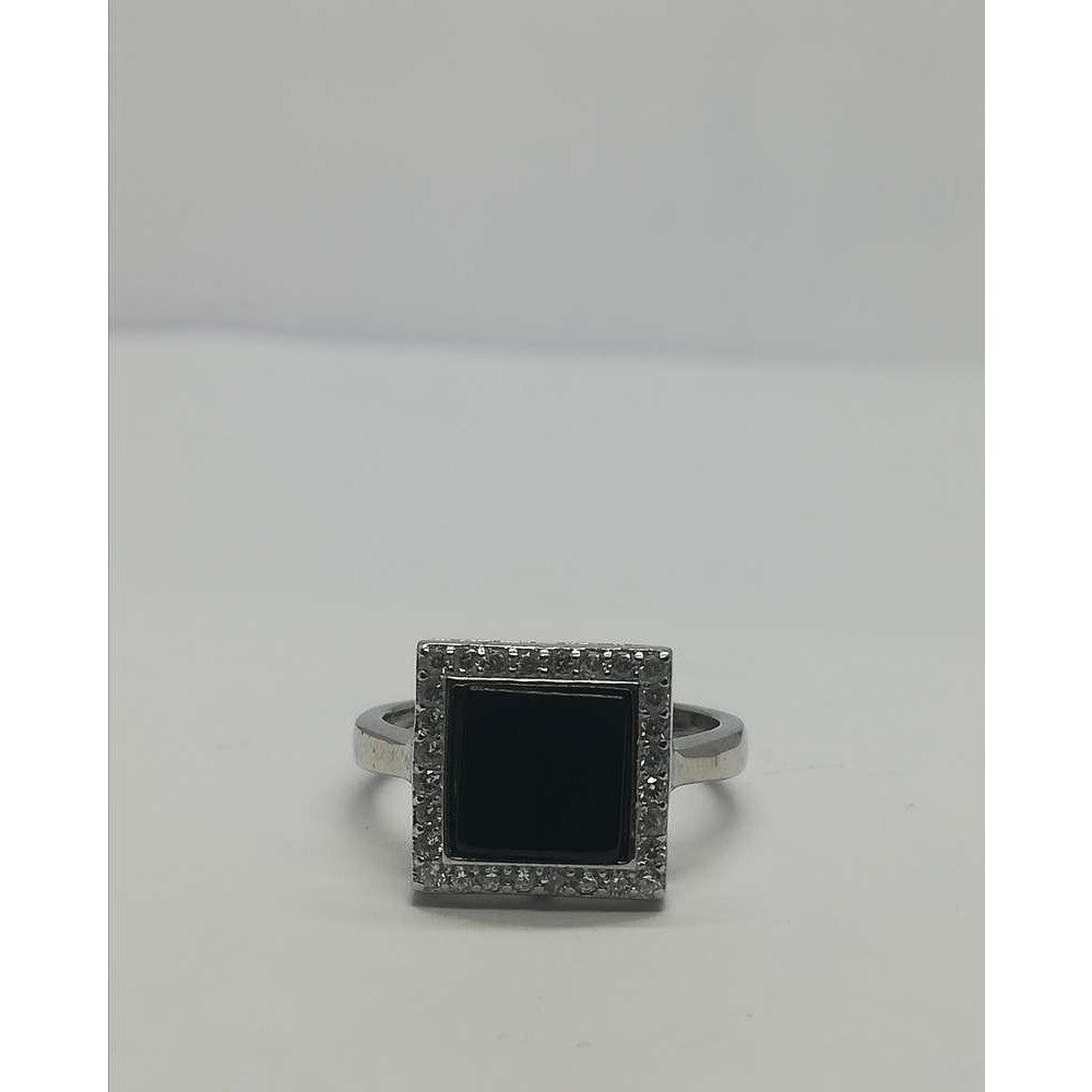 Inel Argint 925 Cu Onix Patrat