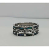 Inel Argint 925 Cu Opal Si Zirconii M53