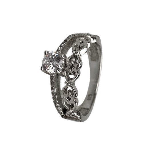 Inel Argint 925 De Logodna, Marimea 54 - vivimall.ro