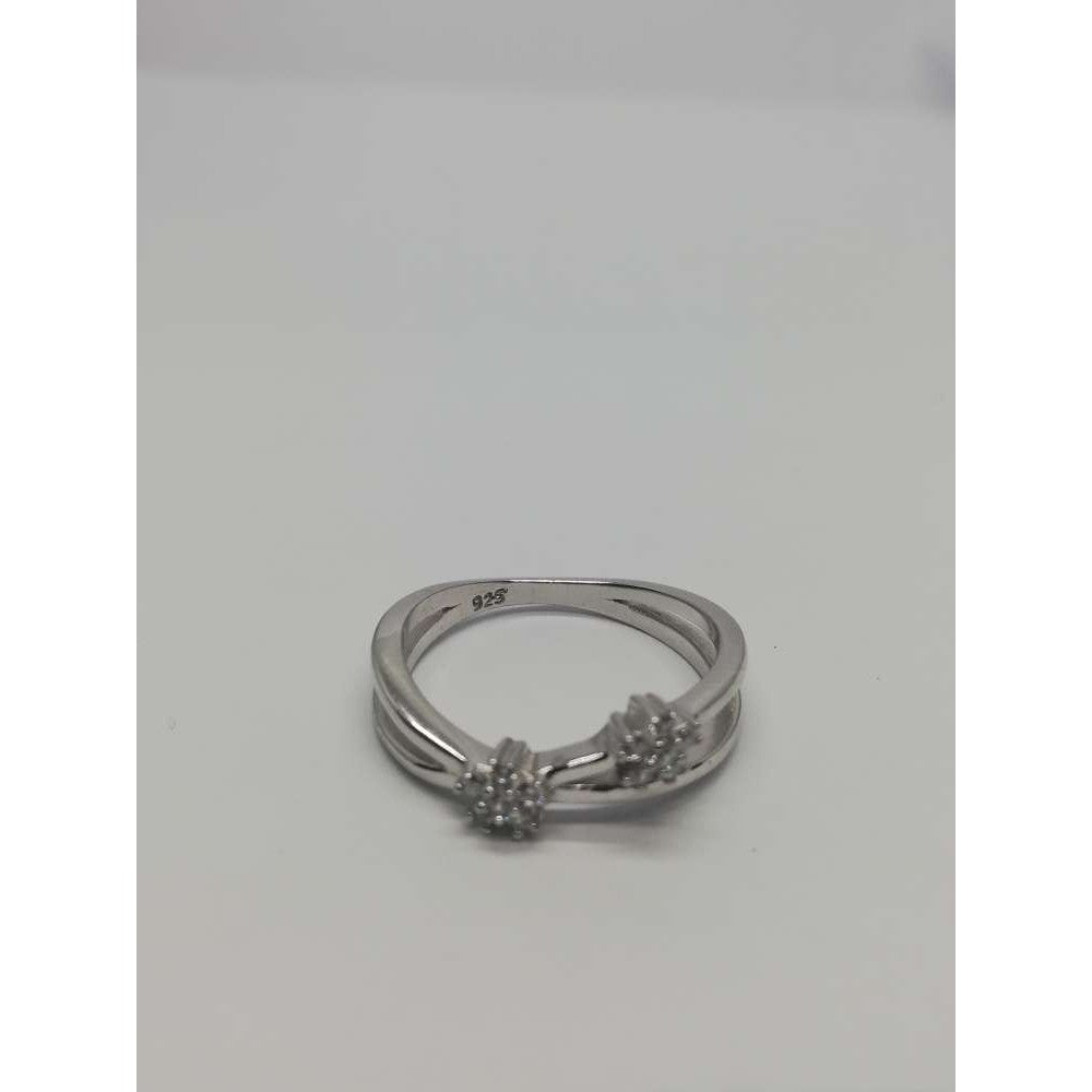 Inel Argint 925, Floricele Cu Zirconii M51