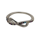 Inel Argint 925, Infinit Mare Cu Zirconiu Colorat M 57