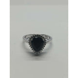 Inel Argint 925, Lacrima Cu Onix, M 50