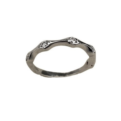 Inel Argint 925, Molecula Cu Zirconii M56