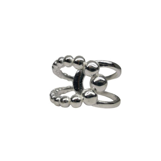 Inel Argint 925 Reglabil cu Bilute - vivimall.ro