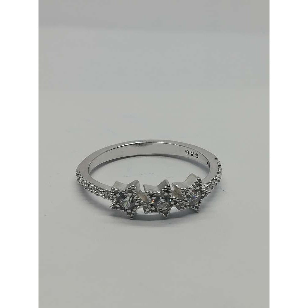 Inel Argint 925 Stelute Cu Zirconii M 51