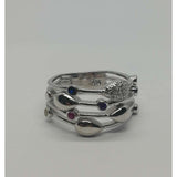 Inel Argint 925, Teardrops M 53