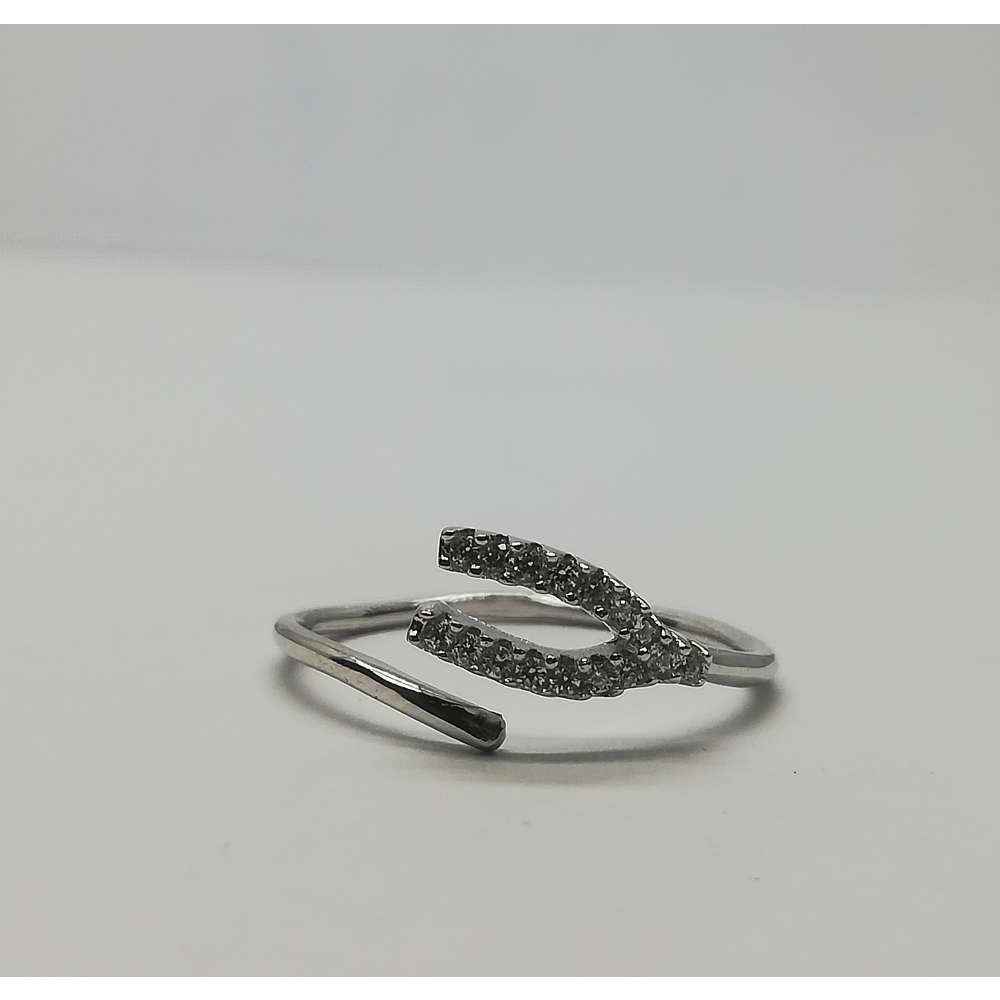 Inel Argint 925 U cu Pietre Reglabil - vivimall.ro