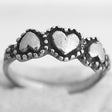 Inel din Argint 925 cu inimi, 49 mm - vivimall.ro