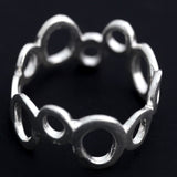 Inel din Argint 925, model circular, marimea 55 - vivimall.ro