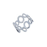 Inel din Argint 925, model circular, marimea 55 - vivimall.ro