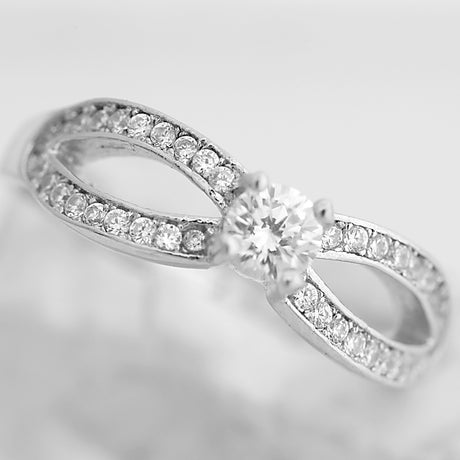 Inel logodna din Argint 925, model infinit, marimea 57 - vivimall.ro