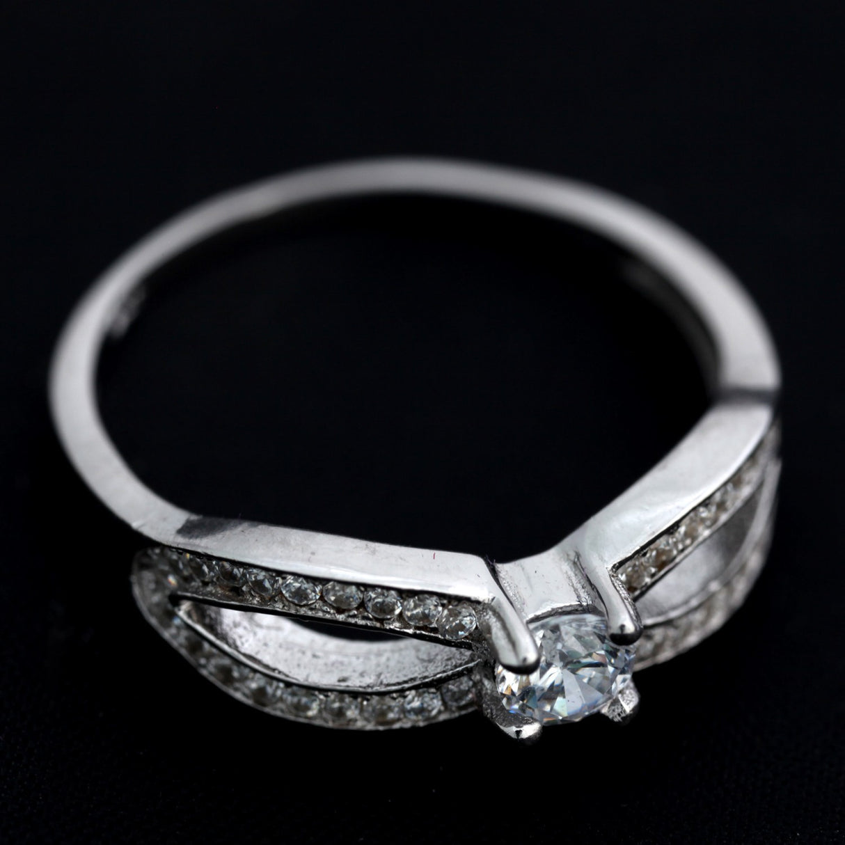 Inel logodna din Argint 925, model infinit, marimea 58 - vivimall.ro