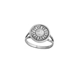 Inel Patinat Din Argint 925, Happy Sunshine, Marimea 54