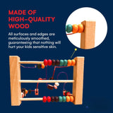 Rollercoaster Educativ Cu Fructe | WoodySkill - vivimall.ro
