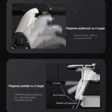 Scaun De Masa Pentru Bebelusi Si Copii, 2 Tavite Si Husa Detasabile, Multifuncțional, Stabil, Centura De Siguranta, Inaltime Ajustabila, Spatar Reglabil Moale, Cos De Depozitare, De La 6 Luni