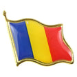 Insigna Steag Tricolor Romania, Vivimall, Model Brosa cu Ac de Siguranta, 20x20 mm - vivimall.ro