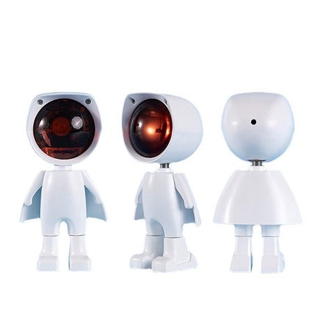 Lampa Led Cu Proiectie Apus De Soare Robotel Cu Cap Magnetic, Inaltime 13 Cm, Pentru Dormitor, Camera Zi, Conectare Pe Usb, Rotire 360 Grade - vivimall.ro