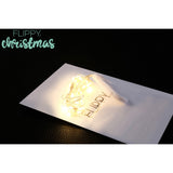 Instalatie Craciun, Liniara, 1 m, Baterii, 10 LED-uri, Alb Cald, Fir Cupru, Interior/Exterior, Flippy - vivimall.ro