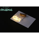 Instalatie Craciun, 1 Metru, 10 Led-Uri, Cu Baterii, Fir Cupru, Liniar, Interior/Exterior