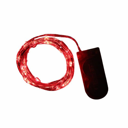 Instalatie Craciun, 1 Metru, 10 Led-Uri, Cu Baterii, Fir Cupru, Liniar, Interior/Exterior