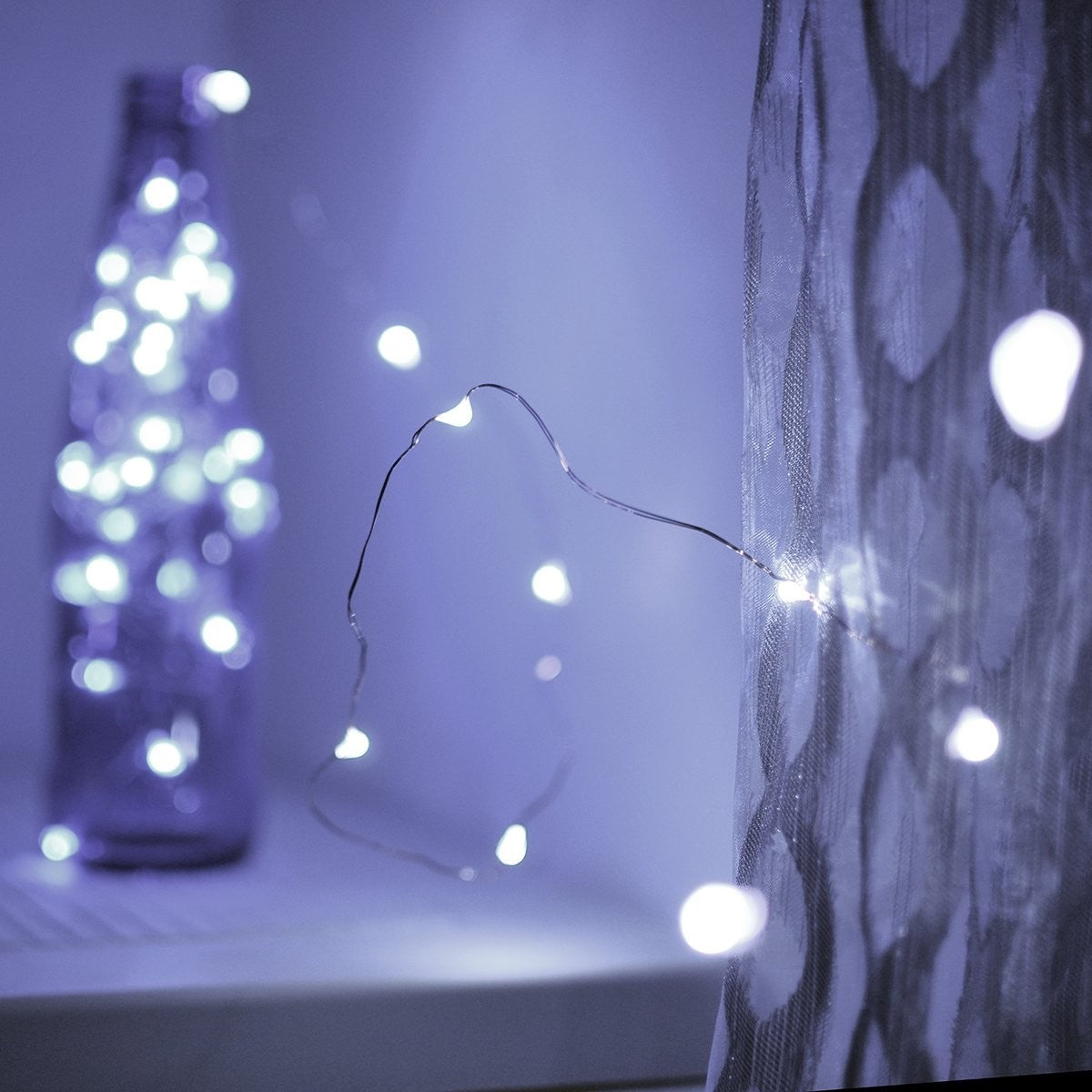 Instalatie Craciun Tip Turturi, 10 M, Ip44, 286 Led-Uri, Rece, 8 Jocuri De Lumini, Interconectabila, Prelungitor 3 M Inclus, Fir Cupru, Interior/Exterior