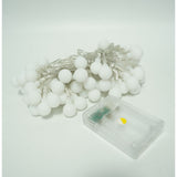 Instalatie Craciun, 10 M, 80 De Led-Uri, -Cald, Liniara, Cu Baterie, Interior/Exterior