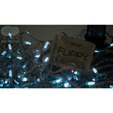 Instalatie Craciun, 10 m, Led-uri ,Franjuri, Alb rece, Flash, Alimentator, Interconectabila, Fir Transparent Cauciucat, 220v, Vivimall - vivimall.ro