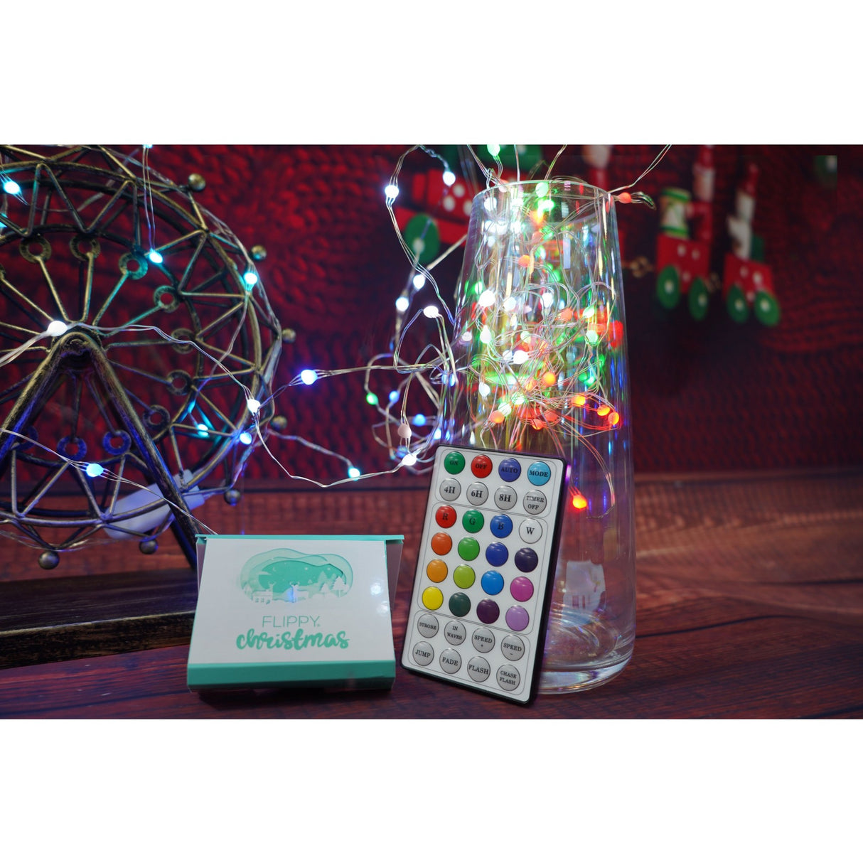 Instalatie Craciun, 10 Metri, 100 Led-Uri, Telecomanda 32 De Functii, Rbg, Fir Cupru, Usb, Interior