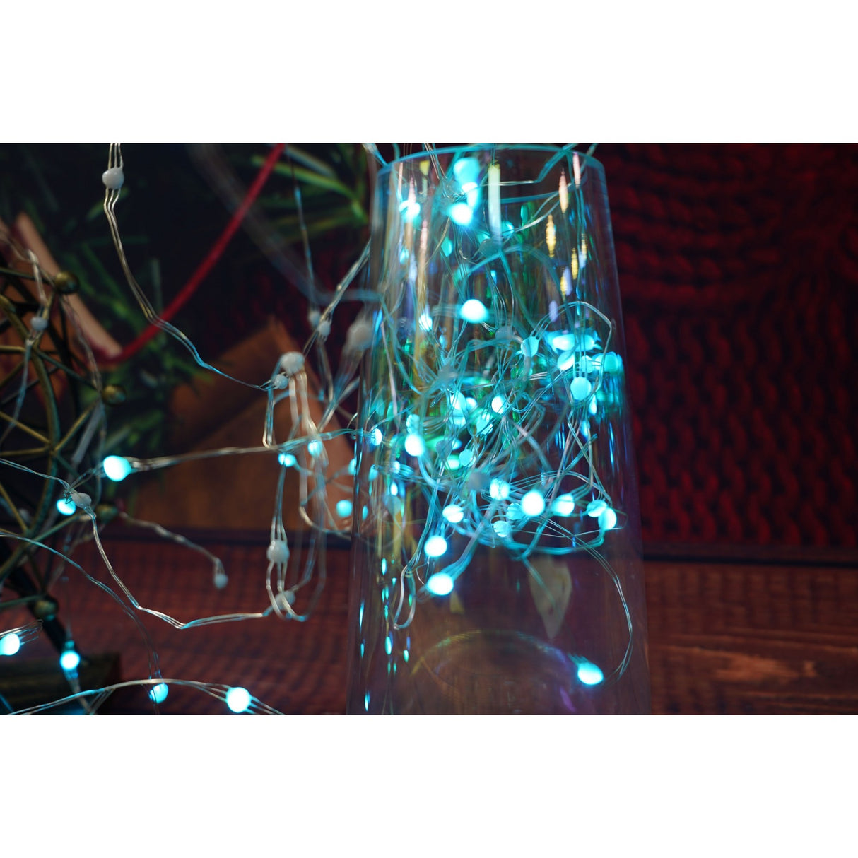 Instalatie Craciun, 10 Metri, 100 Led-Uri, Telecomanda 32 De Functii, Rbg, Fir Cupru, Usb, Interior