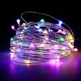 Instalatie Craciun, 10 Metri, 100 Led-Uri, Usb, Telecomanda Cu 8 Functii