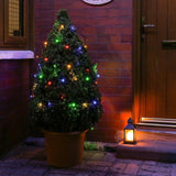 Instalatie Craciun, 100 M, 1000 Led-Uri,Liniara, 8 Jocuri De Lumini, Transformator, Interconectabila, Prelungitor 3 M Inclus, Fir Verde